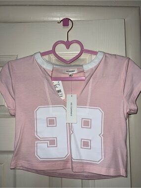 Light pink crop top